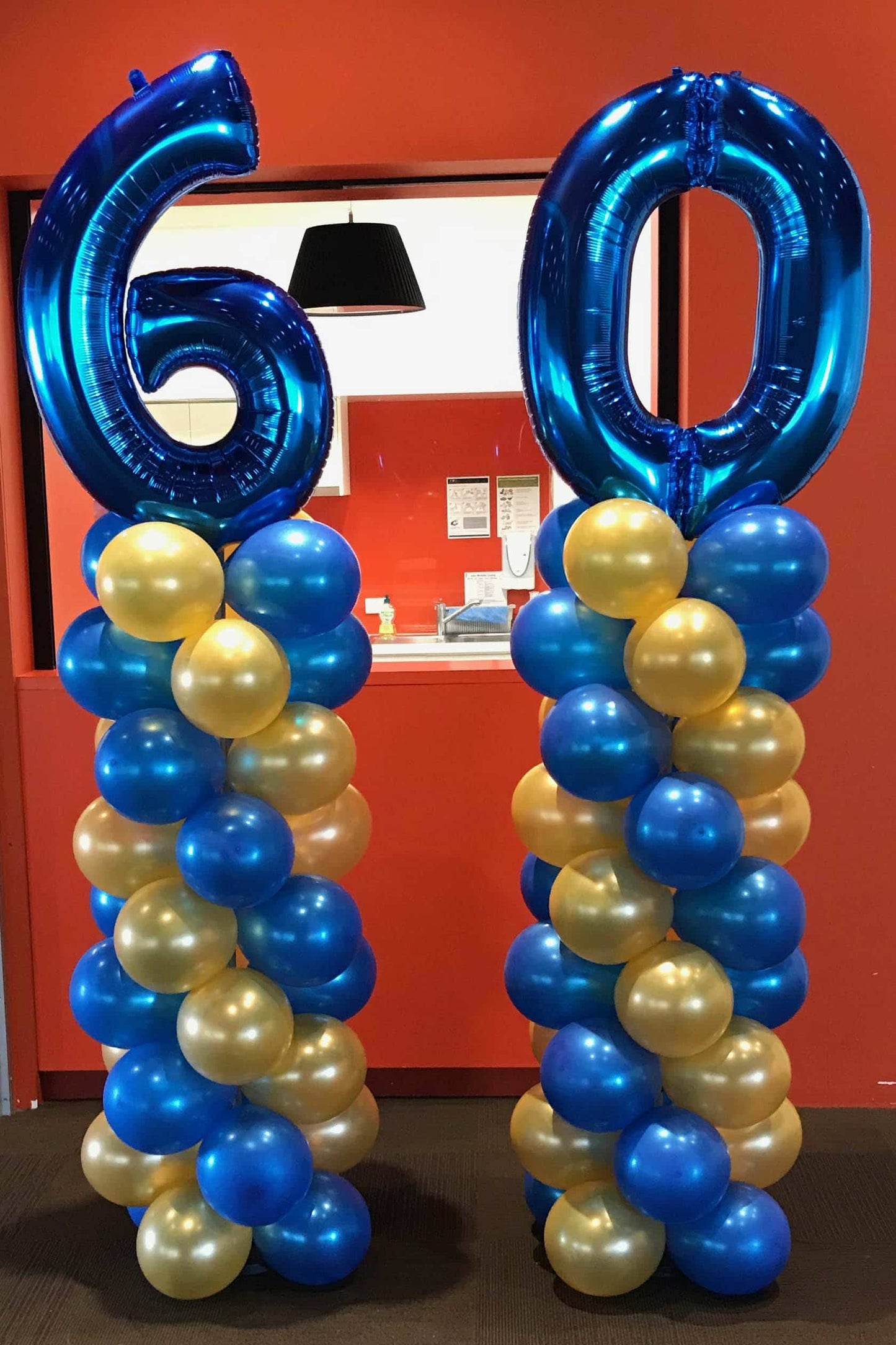 1.5 Meter Air Balloon Column With 86cm Megaloon Foil Each