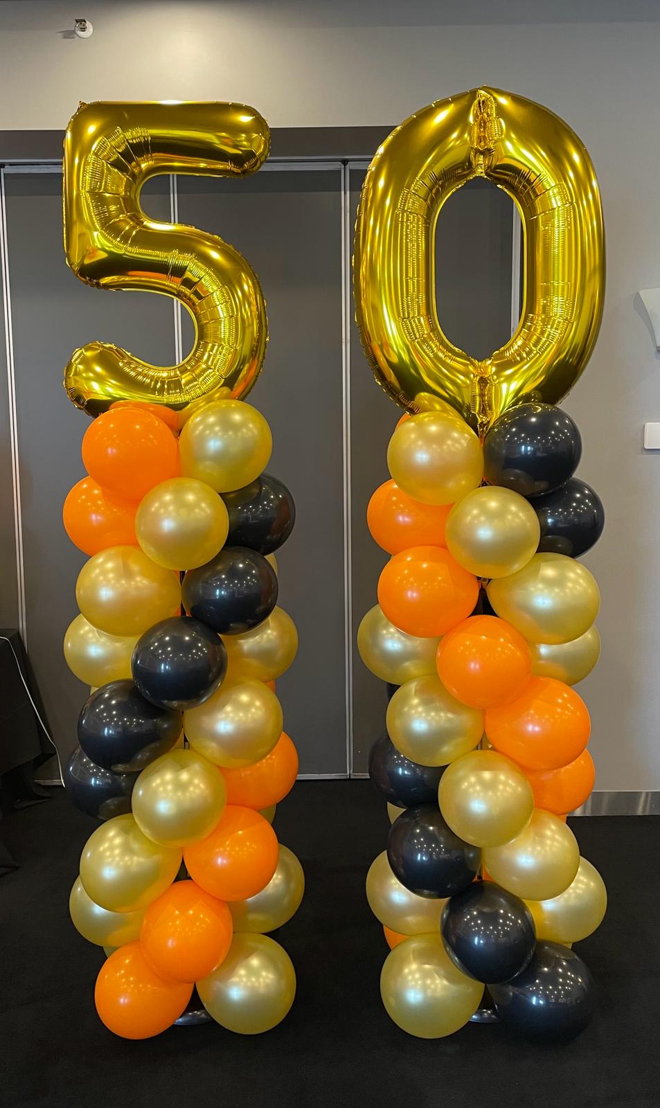 1.5 Meter Air Balloon Column With 86cm Megaloon Foil Each