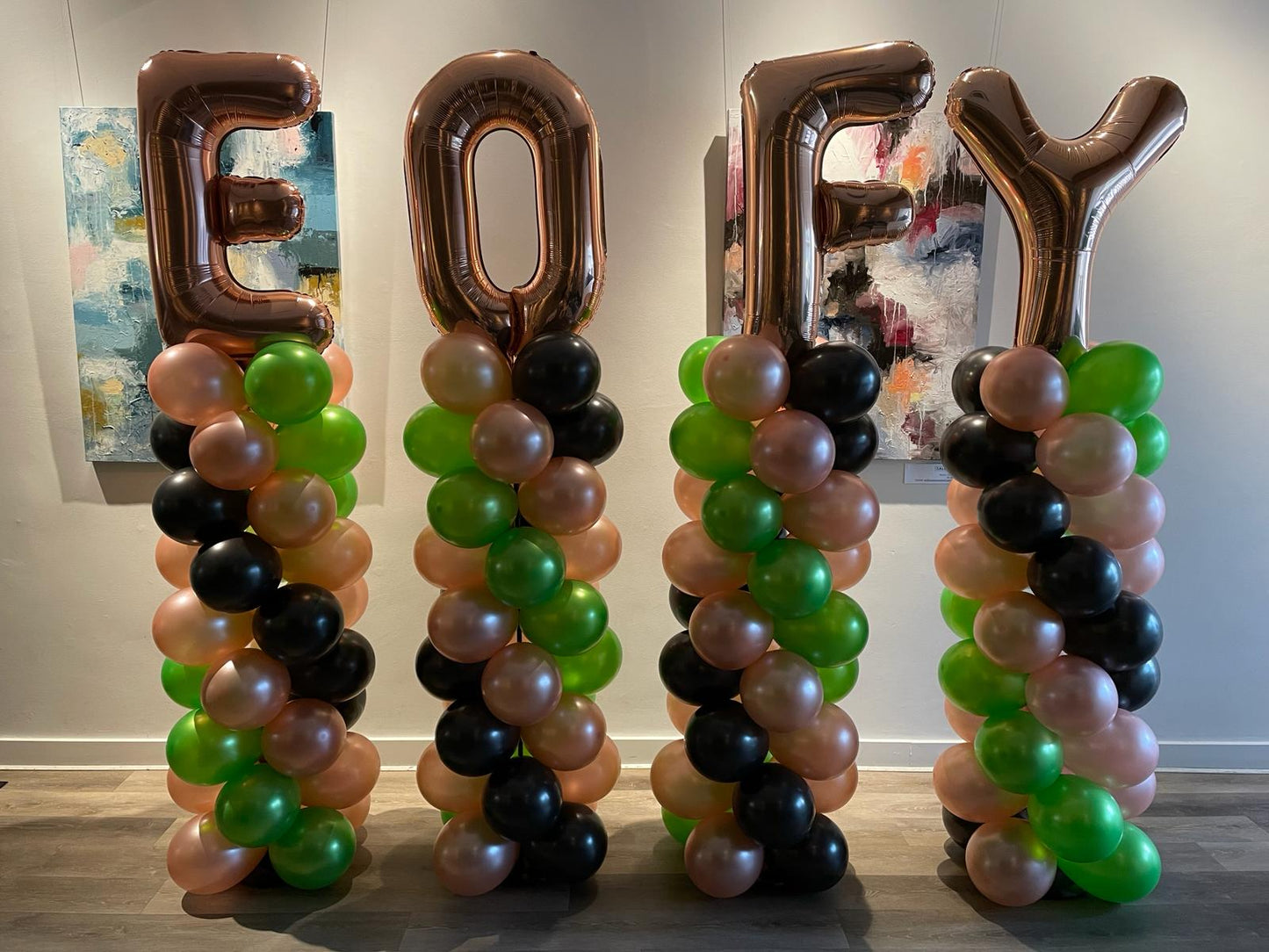 1.5 Meter Air Balloon Column With 86cm Megaloon Foil Each