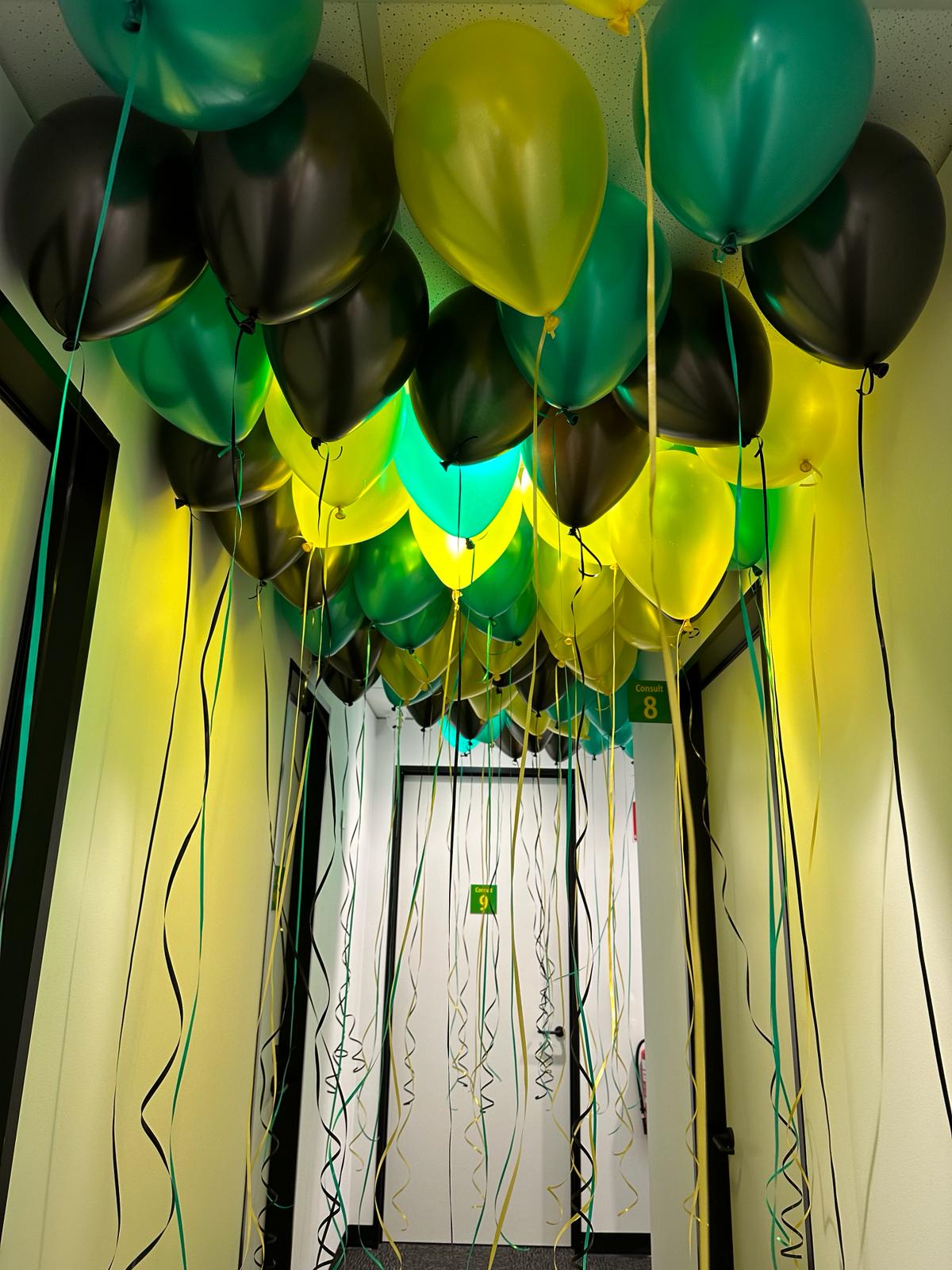 100 x Loose Ceiling Helium Balloon (Float Time up to 4+ Days)