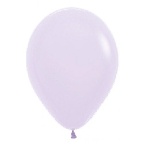 12cm (5 Inch) Matte Pastel Lilac Latex Balloons