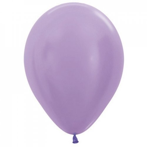 12cm (5 Inch) Metallic Lilac Latex Balloons