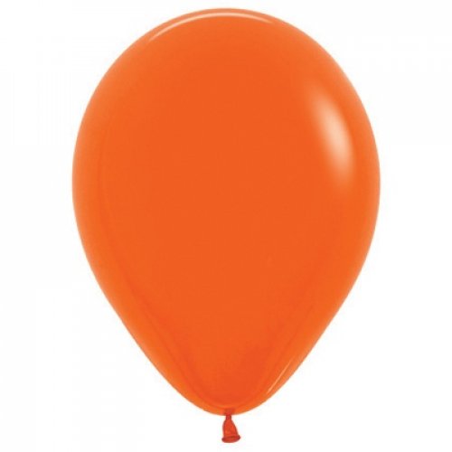 12cm (5 Inch) Orange Latex Balloons