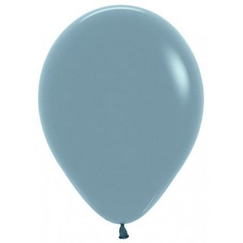 12cm (5 Inch) Pastel Dusk Blue Latex Balloons