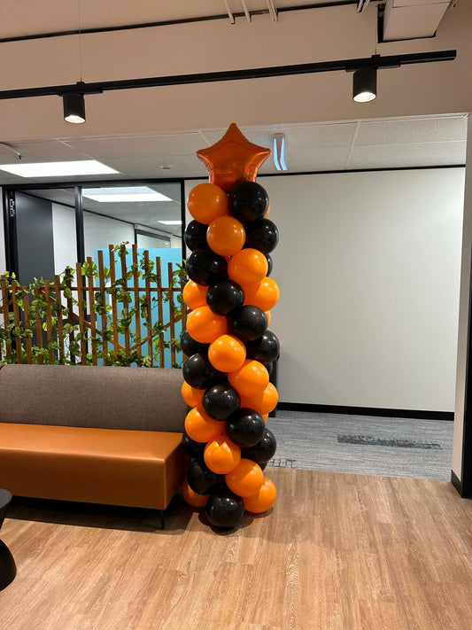 2 Meter Air Balloon Column With 18 Inch Foil Each