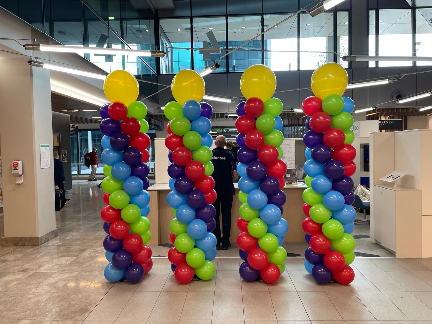 2 Meter Air Balloon Column With 45cm Latex Each