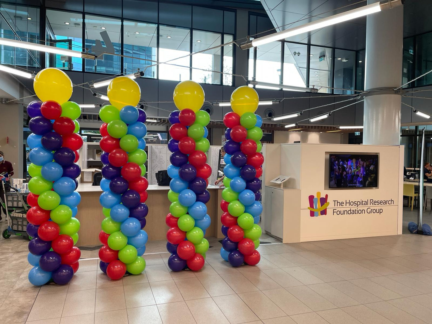 2 Meter Air Balloon Column With 45cm Latex Each