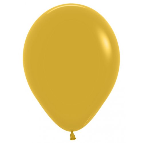 30cm (11 Inch) Mustard Latex Balloons
