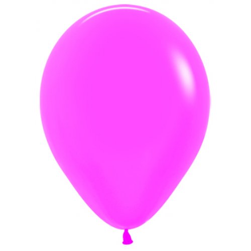 30cm (11 Inch) Neon Fuchsia Latex Balloons