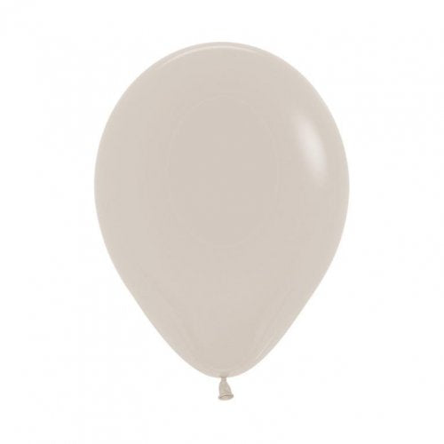30cm (11 Inch) White Sand Latex Balloons