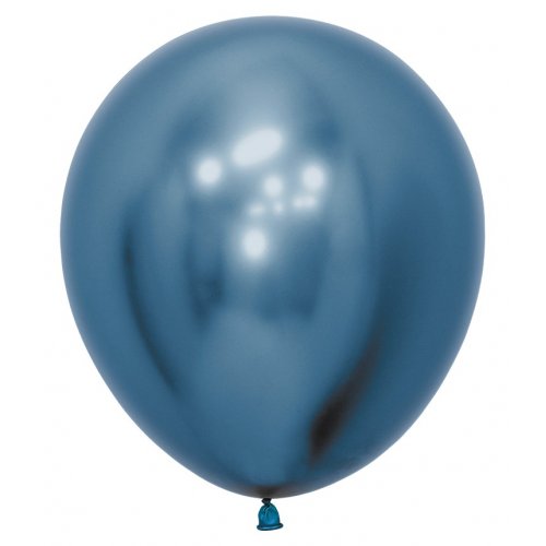 46cm Reflex Blue Latex Balloons