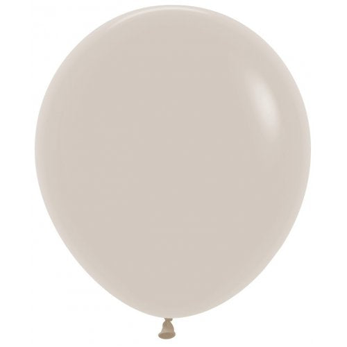 46cm White Sand Latex Balloons