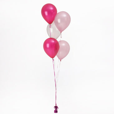 5 Helium Balloons Bouquet