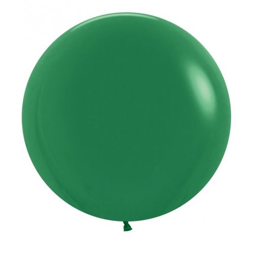 60cm Forest Green Latex Balloons