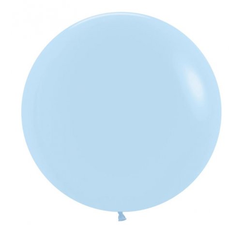 60cm Matte Pastel Blue Latex Balloons