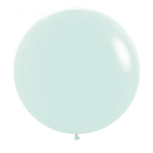 60cm Matte Pastel Green Latex Balloons