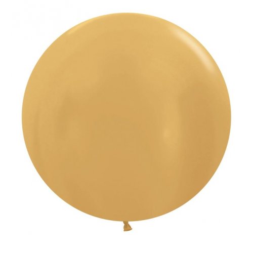 60cm Metallic Gold Latex Balloons