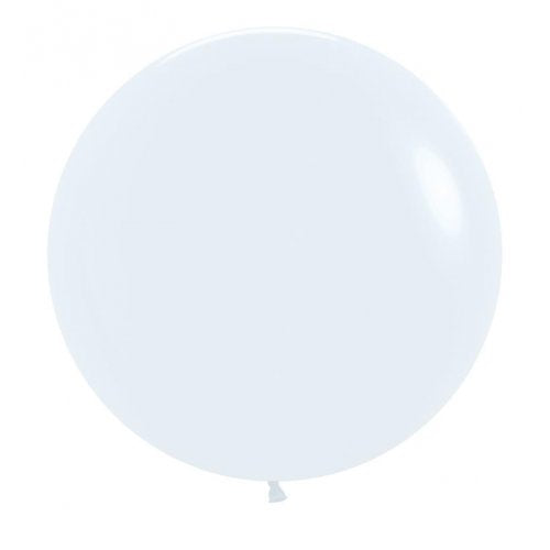 60cm White Latex Balloons