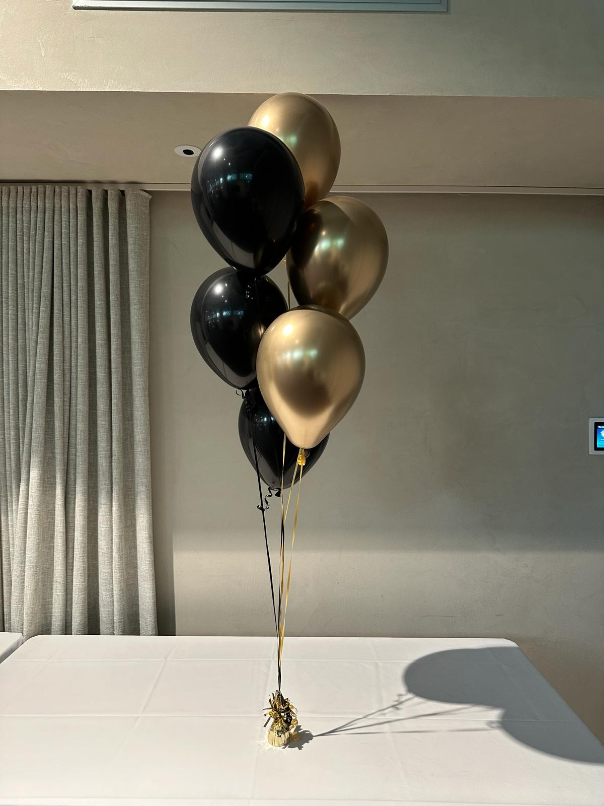 6 Helium Balloons Bouquet