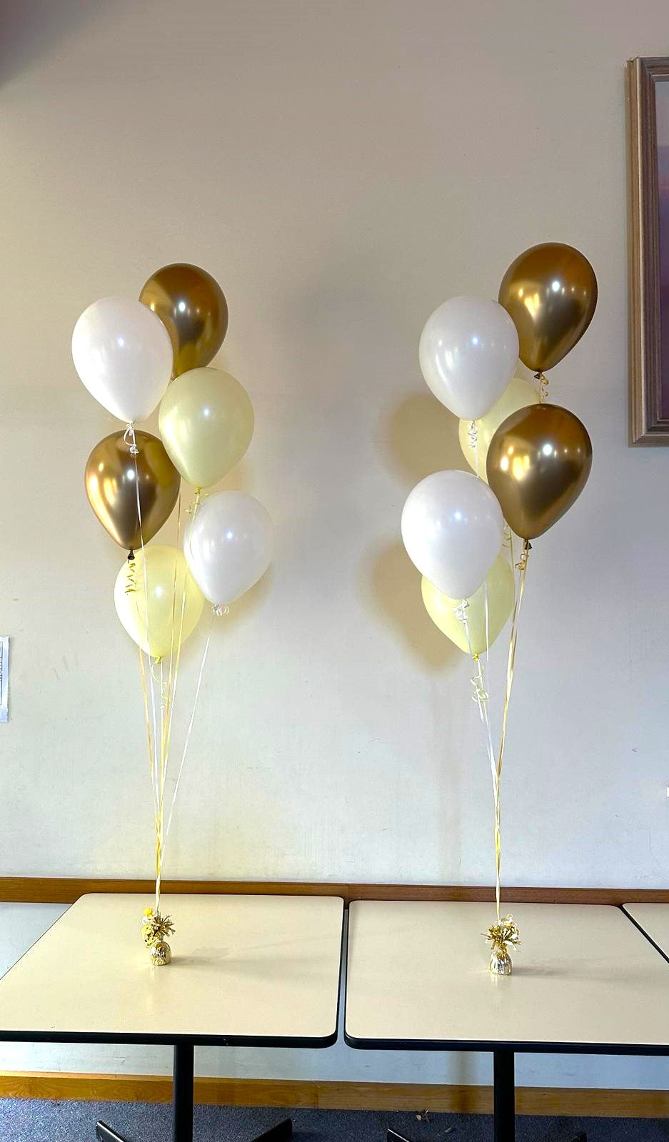 6 Helium Balloons Bouquet