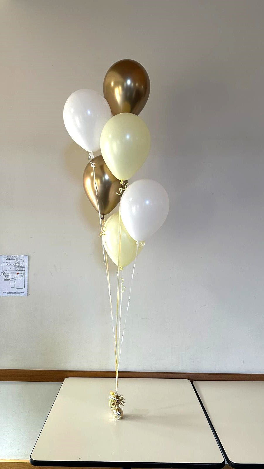 6 Helium Balloons Bouquet