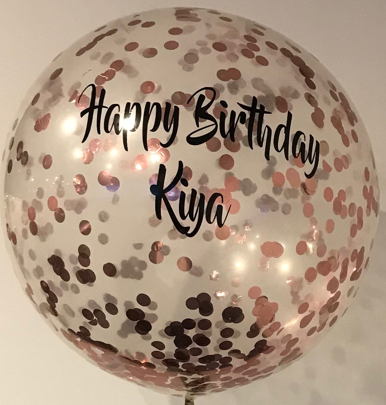 90cm Confetti Personalised Balloon