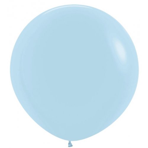 90cm Matte Pastel Blue Latex Balloons