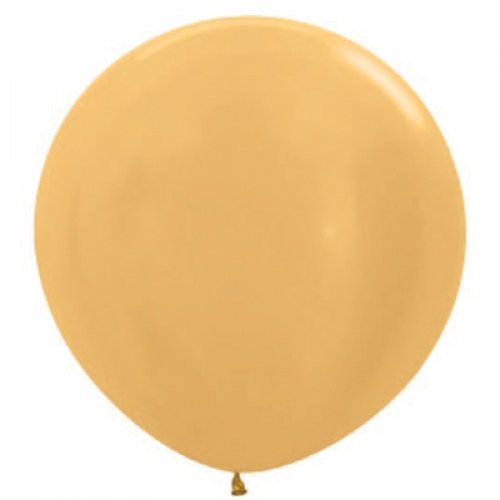 90cm Metallic Gold Latex Balloons