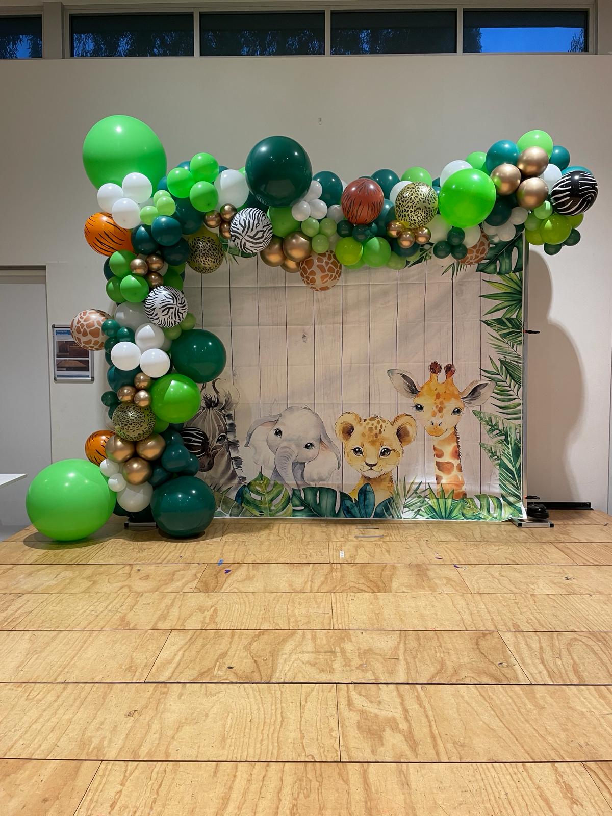 Jungle Themed Balloon Garland Sydney - 6 Meter