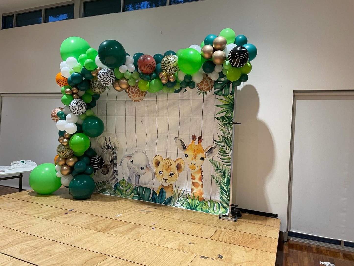 Jungle Themed Balloon Garland Sydney - 6 Meter