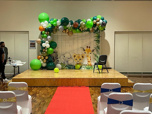 Jungle Themed Balloon Garland Sydney - 6 Meter