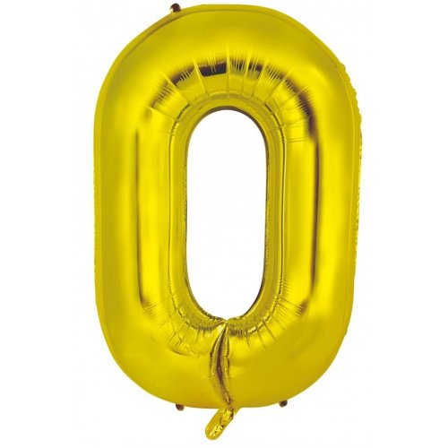 Letter O Foil Balloon 86cm - Gold