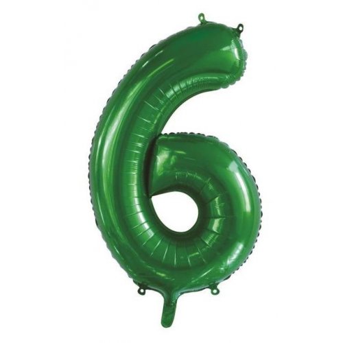 Number 6 Foil Balloon Green Balloon Superstore number-6-foil-balloon-green-balloon-superstore