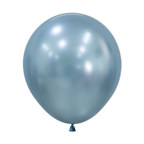 46cm Silk Artic Blue Latex Balloons