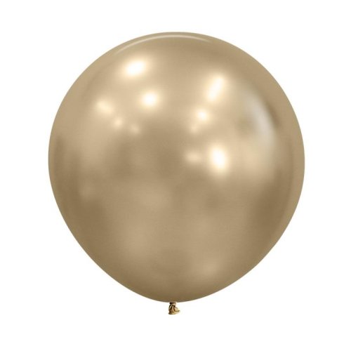 60cm Silk Gold Dust Latex Balloons