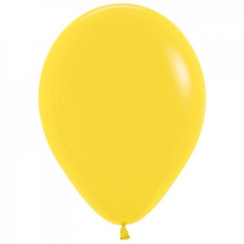 12cm (5 Inch) Yellow Latex Balloons