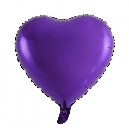 18 Inch Purple Heart Foil Balloon