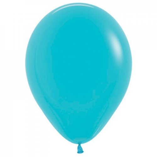 30cm (11 Inch) Caribbean Blue Latex Balloons