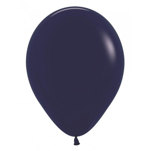 30cm (11 Inch) Navy Blue Latex Balloons