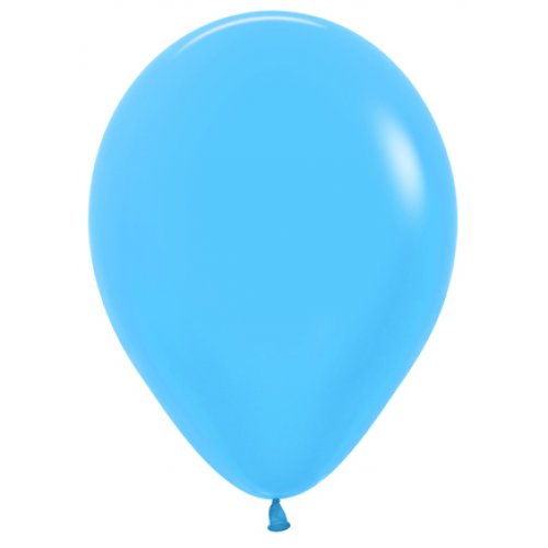 30cm (11 Inch) Neon Blue Latex Balloons