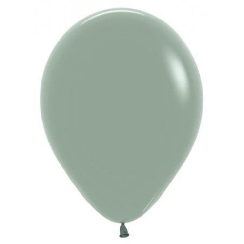 30cm (11 Inch) Pastel Dusk Laurel Green Latex Balloons