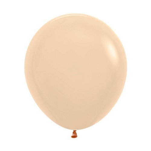 46cm Matte Pastel Malibu Peach Latex Balloons
