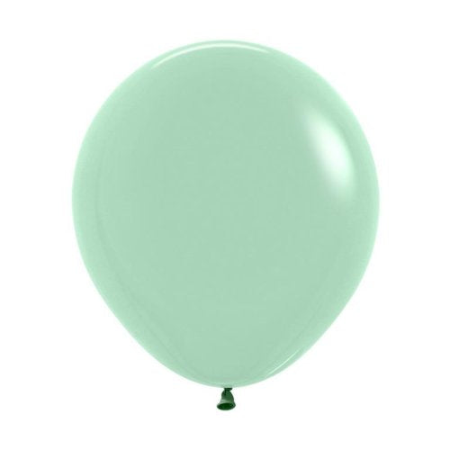 46cm Pastel Dusk Green Tea Latex Balloons
