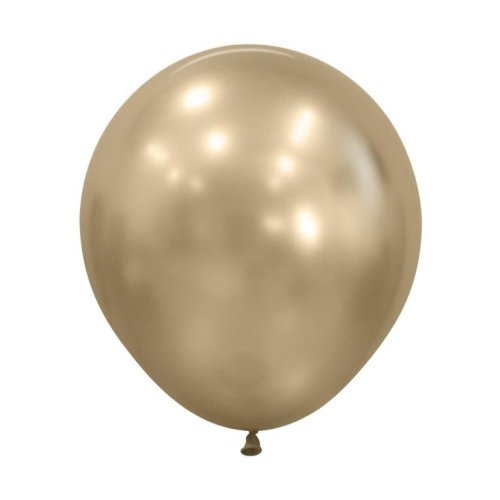 46cm Silk Gold Dust Latex Balloons