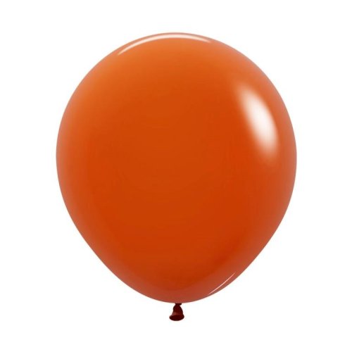 46cm Sunset Orange Latex Balloons