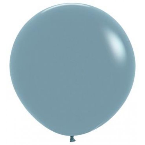 60cm Pastel Dusk Blue Latex Balloons