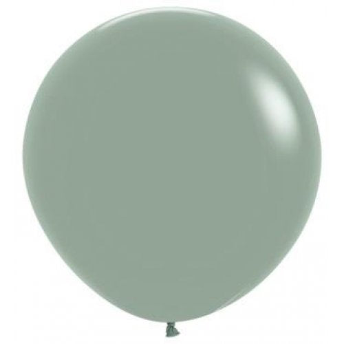 60cm Pastel Dusk Laurel Green Latex Balloons