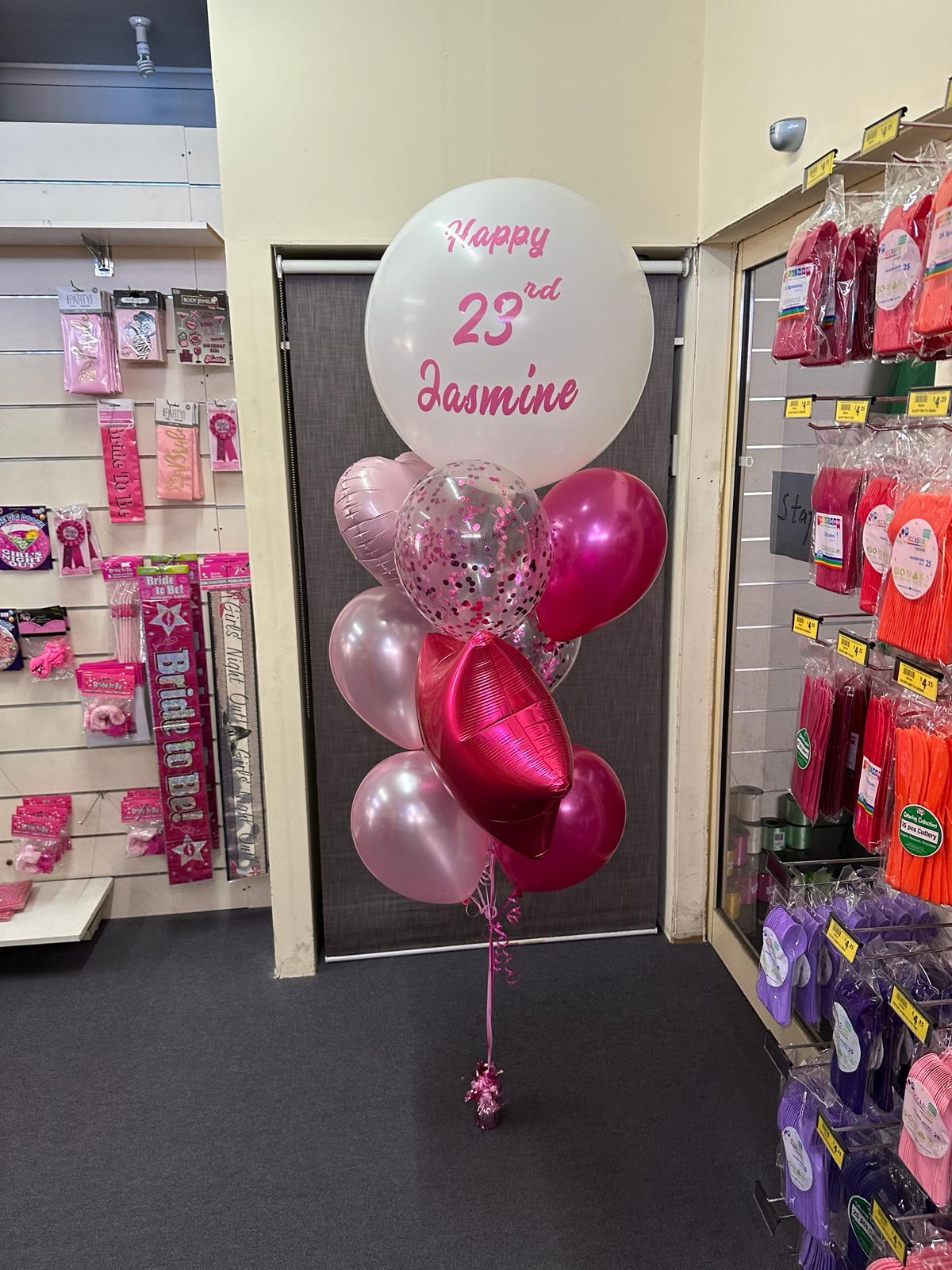 60cm Personalised Balloons Bouquet 102