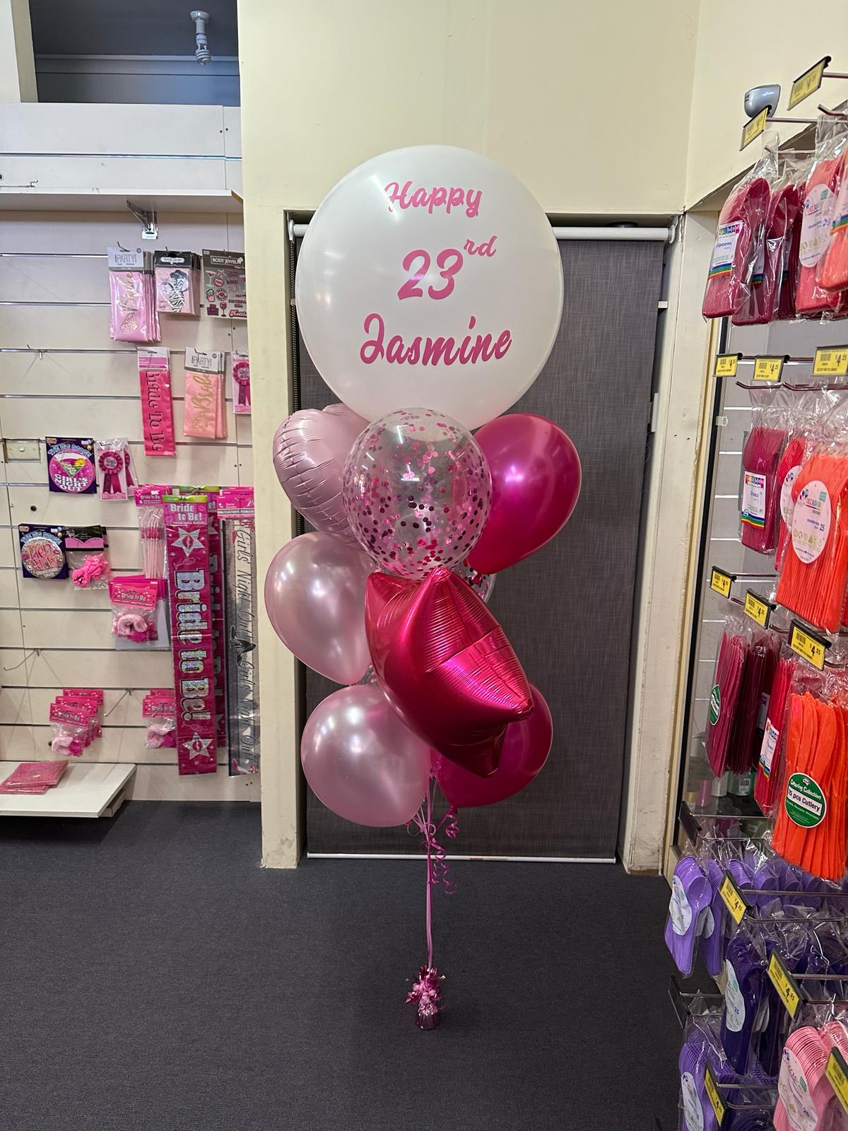 60cm Personalised Balloons Bouquet 102