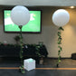 90cm Helium Balloons with Green Leaves Garland
